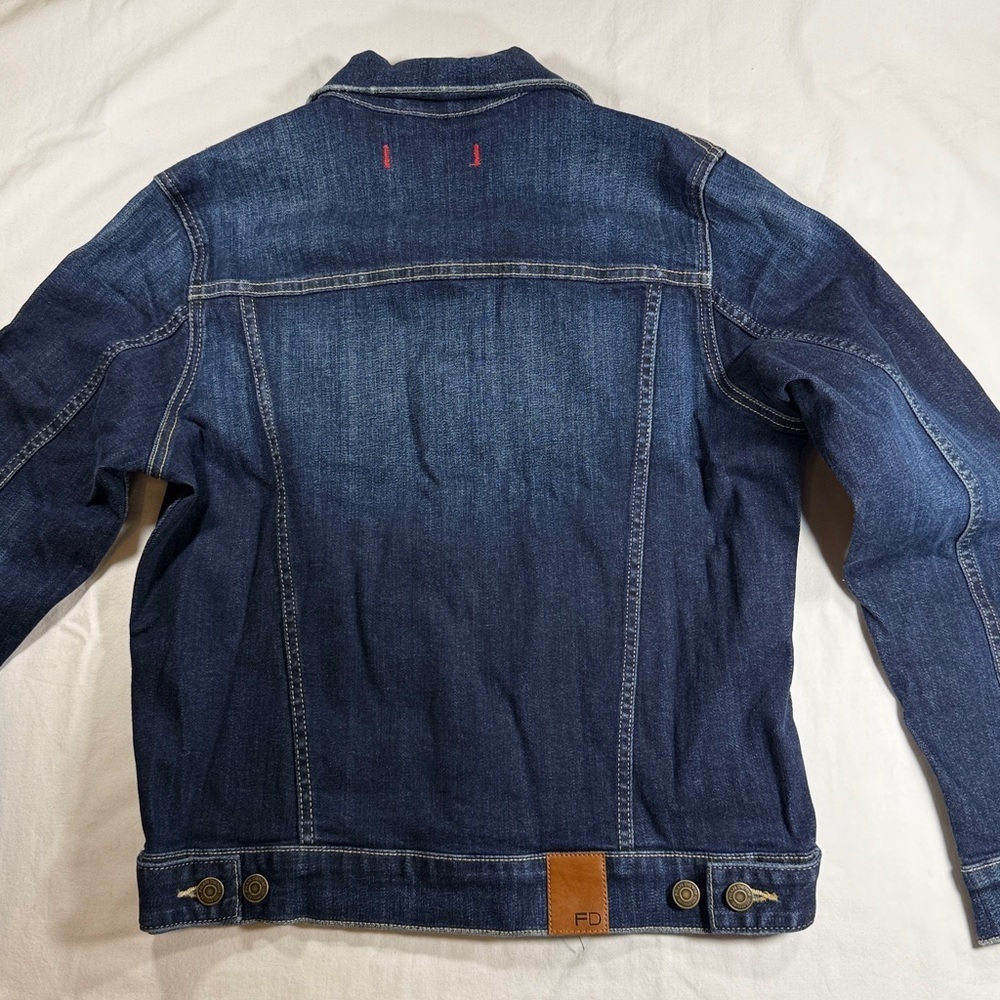 Denim Jacket with Button Details - Picture 3 of 8